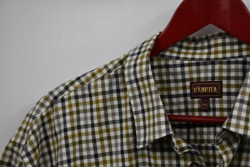 Haglofs koszula męska 3XL krótka 44 45 kratka Kolekcja 1