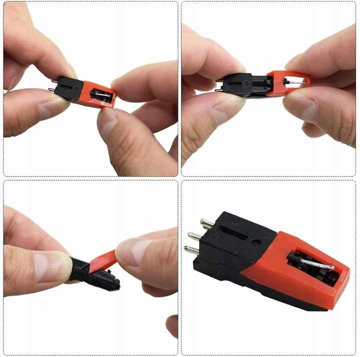 5 szt Igła gramofonowa + 1 szt Wkładki gramofonowe Marka Kruger&matz