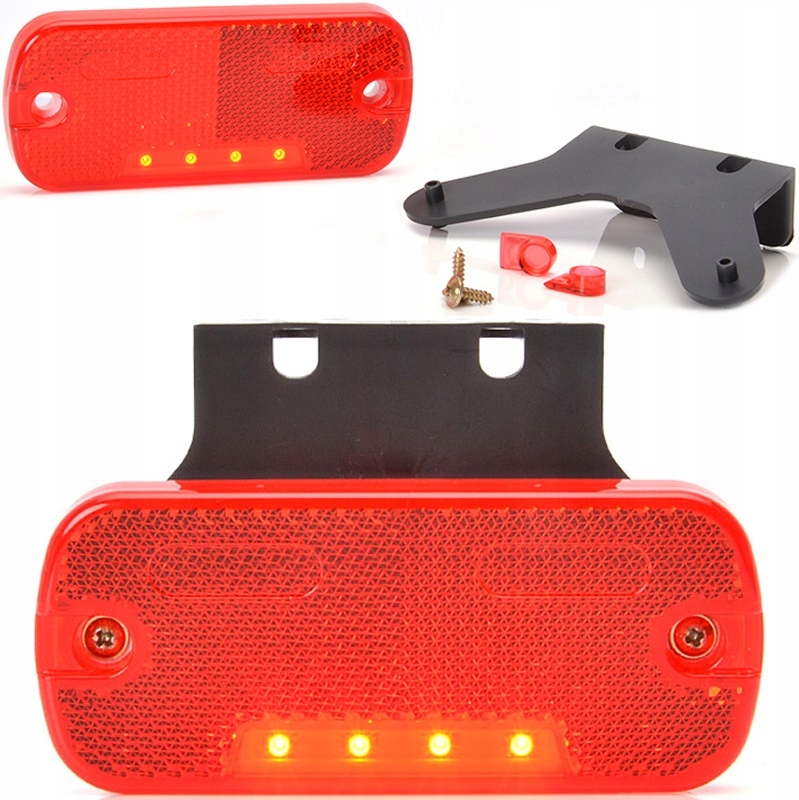 LAMPA OBRYSOWA LED LAMPKA CZERWONA NACZEPA TIR WAŚ