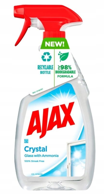 

Płyn Do Mycia Szyb Ajax Efekt, Pompka, 500ML