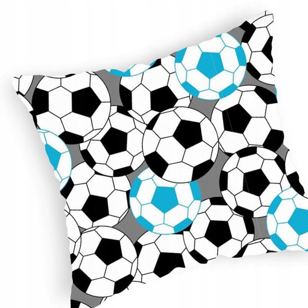 

Poszewka błękitna na poduszkę w kropki 70x80 cm