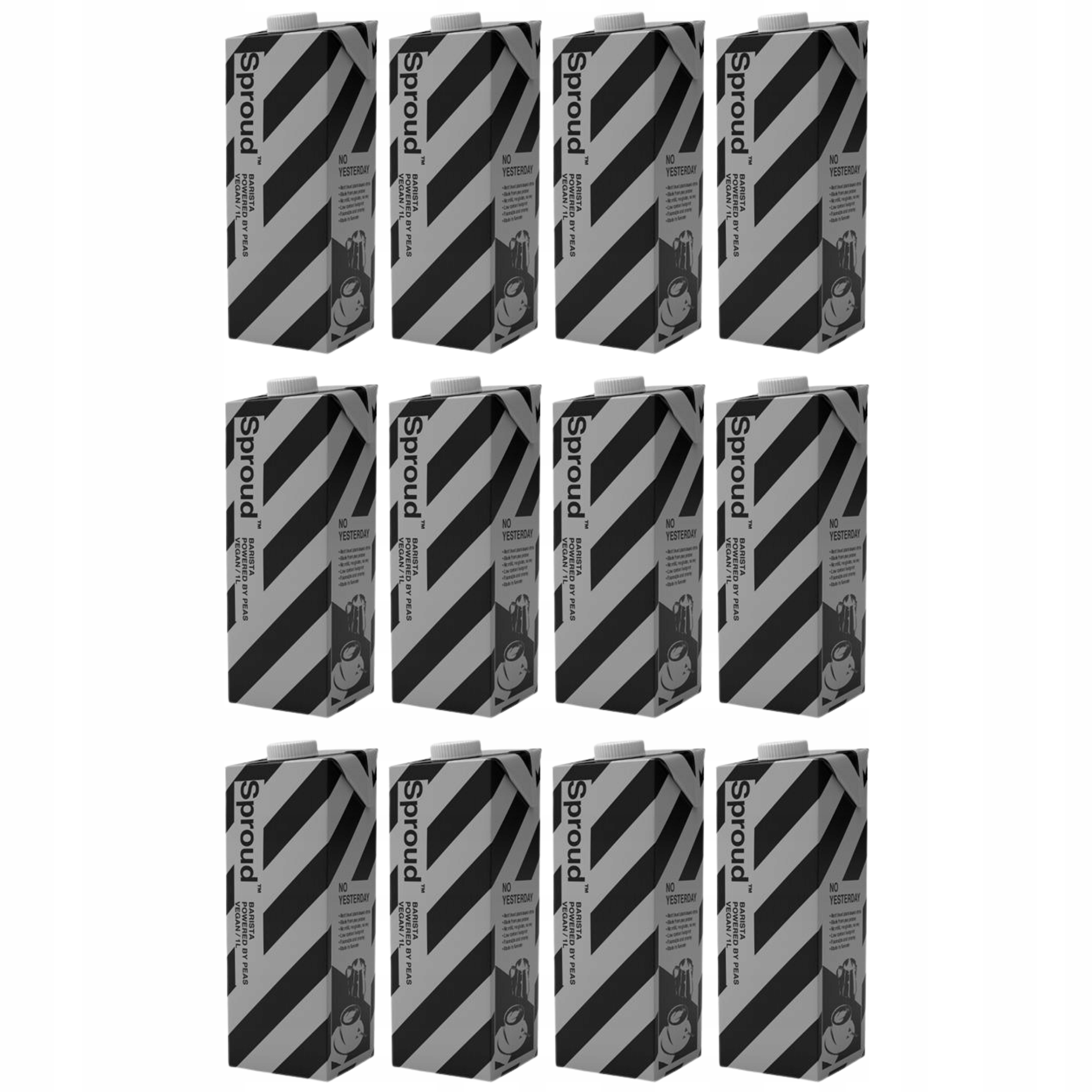 Sproud Barista Napój Roślinny Z Żółtego Grochu Bez Laktozy 12x 1l