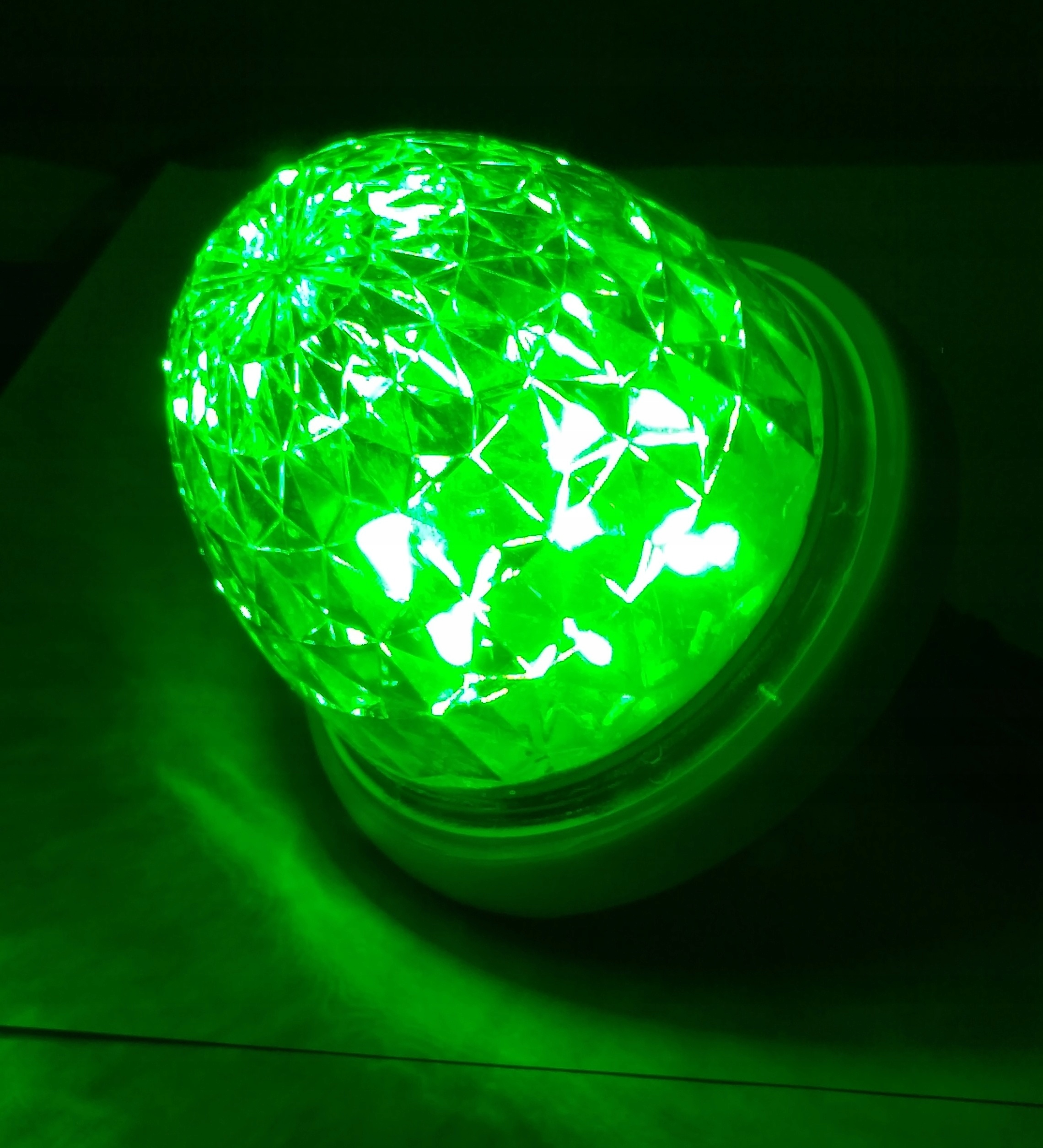 LAMPA SYGNALIZACYJNA LED - KOGUT - 12/24V ZIELONA