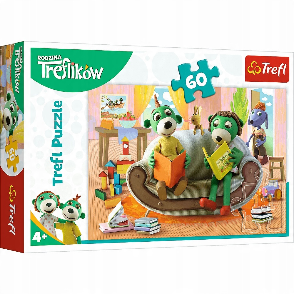 

Puzzle 60 El Czytanie bajek, Trefl 17345