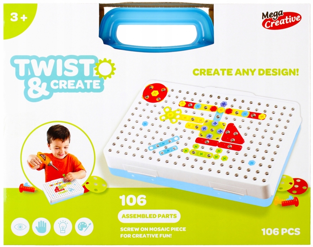 

Mozaika do skręcania. creative