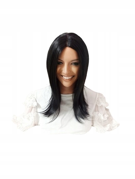 Paruka Cypher mono part long bob bez ofiny černá Nessaja wigs shop