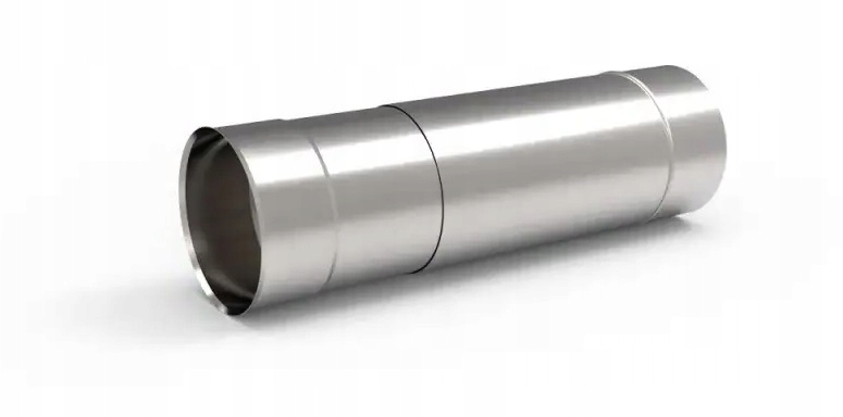 Ks Trubka kyselinovzdorná teleskopická, 110 mm, 0,8 mm, 0,5 m, ocel nastavitelná, komínová