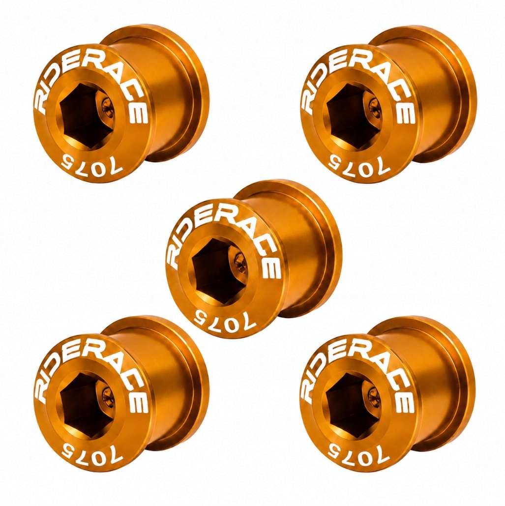 Śruby Tarczy Mechanizmu Korbowego Tarcz Korb ALU7075 5 Szt 6.5 MM Złoty