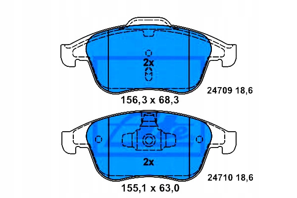 Ate Brzdové Destičky Renault Přední Clio/laguna/megane/s Asistent řidiče #28