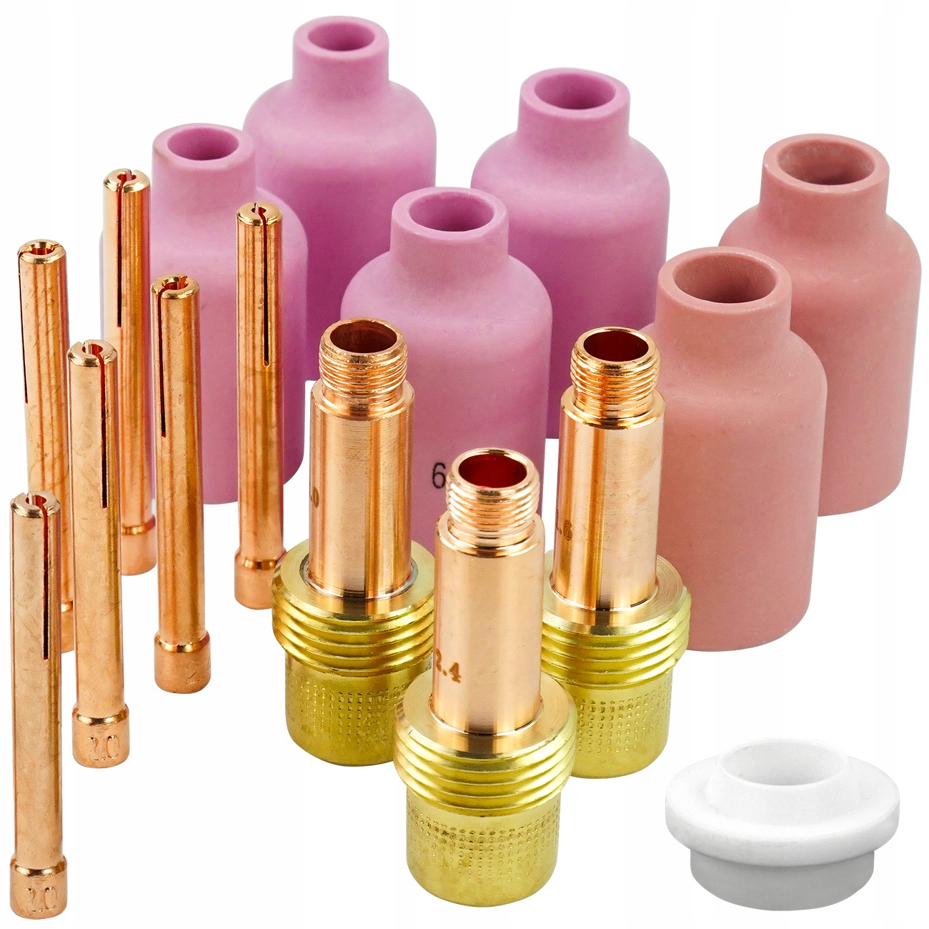 Zestaw startowy Tig akcesoria soczewka dysza