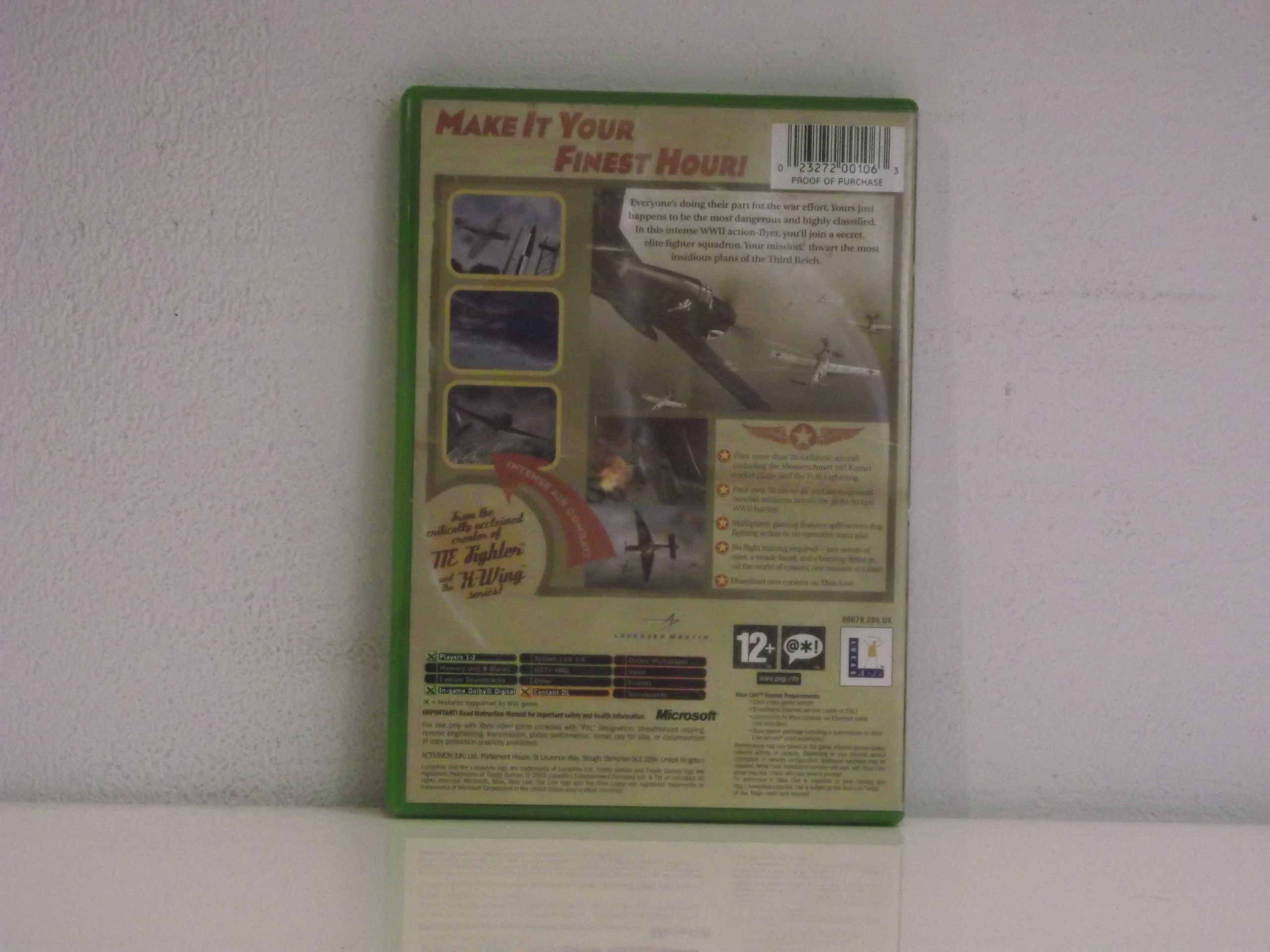 SECRET WEAPONS OVER NORMANDY XBOX Tematyka gry akcji