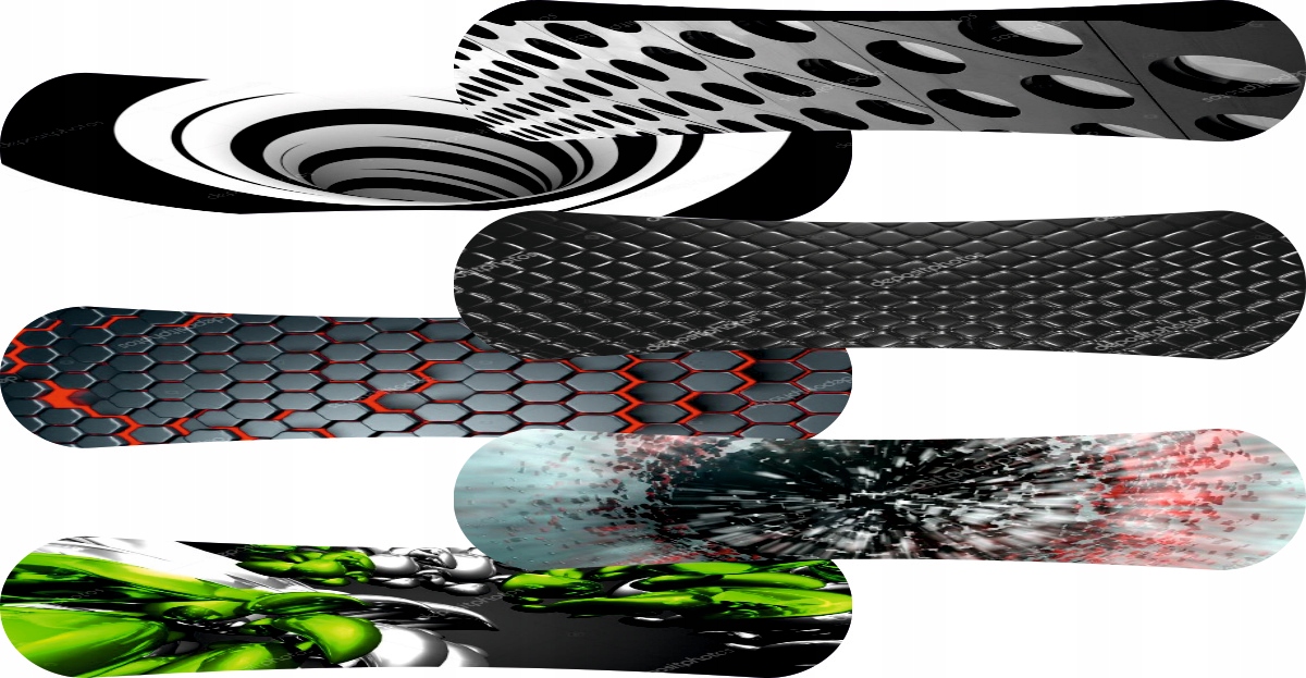 

Naklejka na Snowboard Skin na deskę Laminat 3