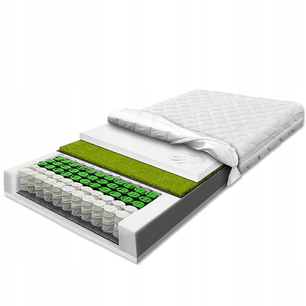 Taštičková Matrace 90x200 visco tráva 20 cm pružinová Visco Memory H2