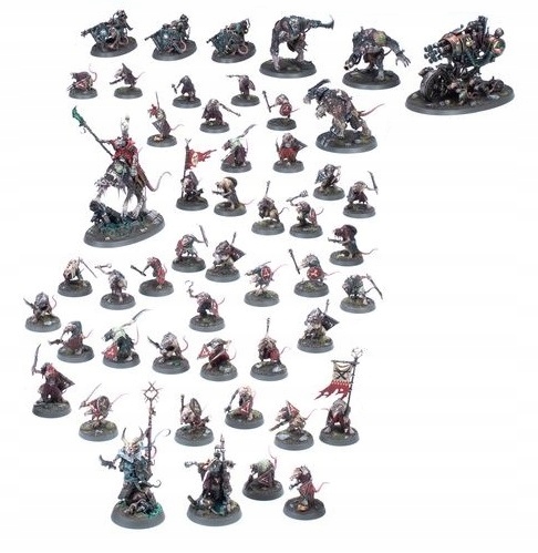 SKAVENTIDE STARTER SET - połówka Skaven (50modeli)