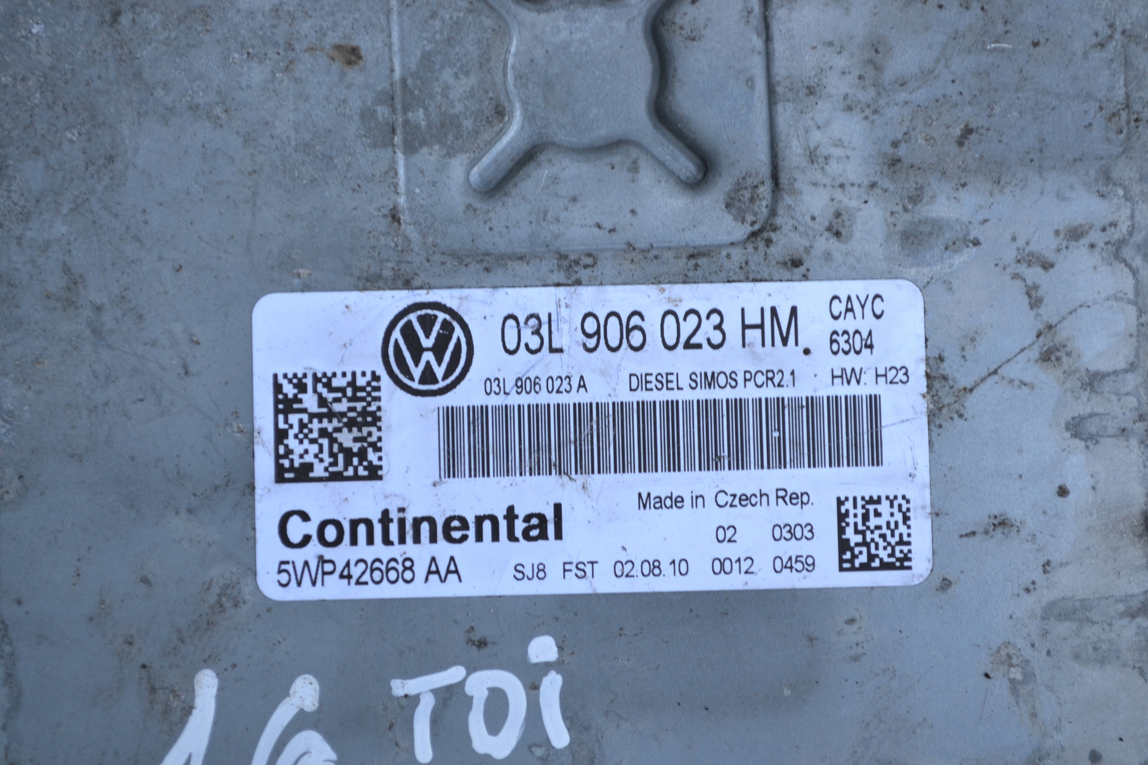computer VW GOLF 6 VI JETTA 5C 1.6 TDI 03L906023HM