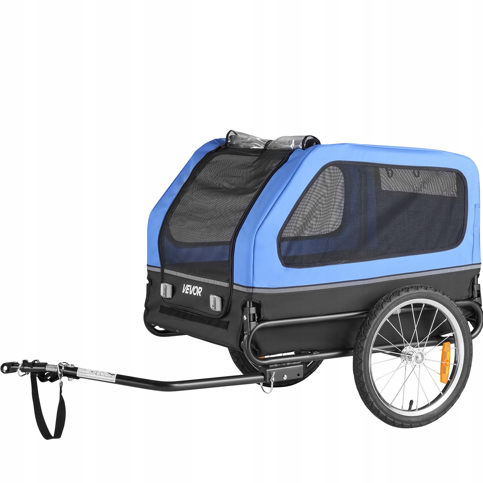 Levně Přívěs Na Kolo Pro Psa Vevor Do 40 Kg, Skládací Rám Kola, Pevný