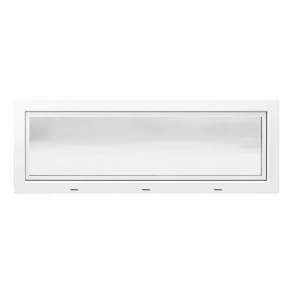 Okno PCV Okno Inwentarskie Gospodarcze Okna do Piwnicy 1400X500mm Białe
