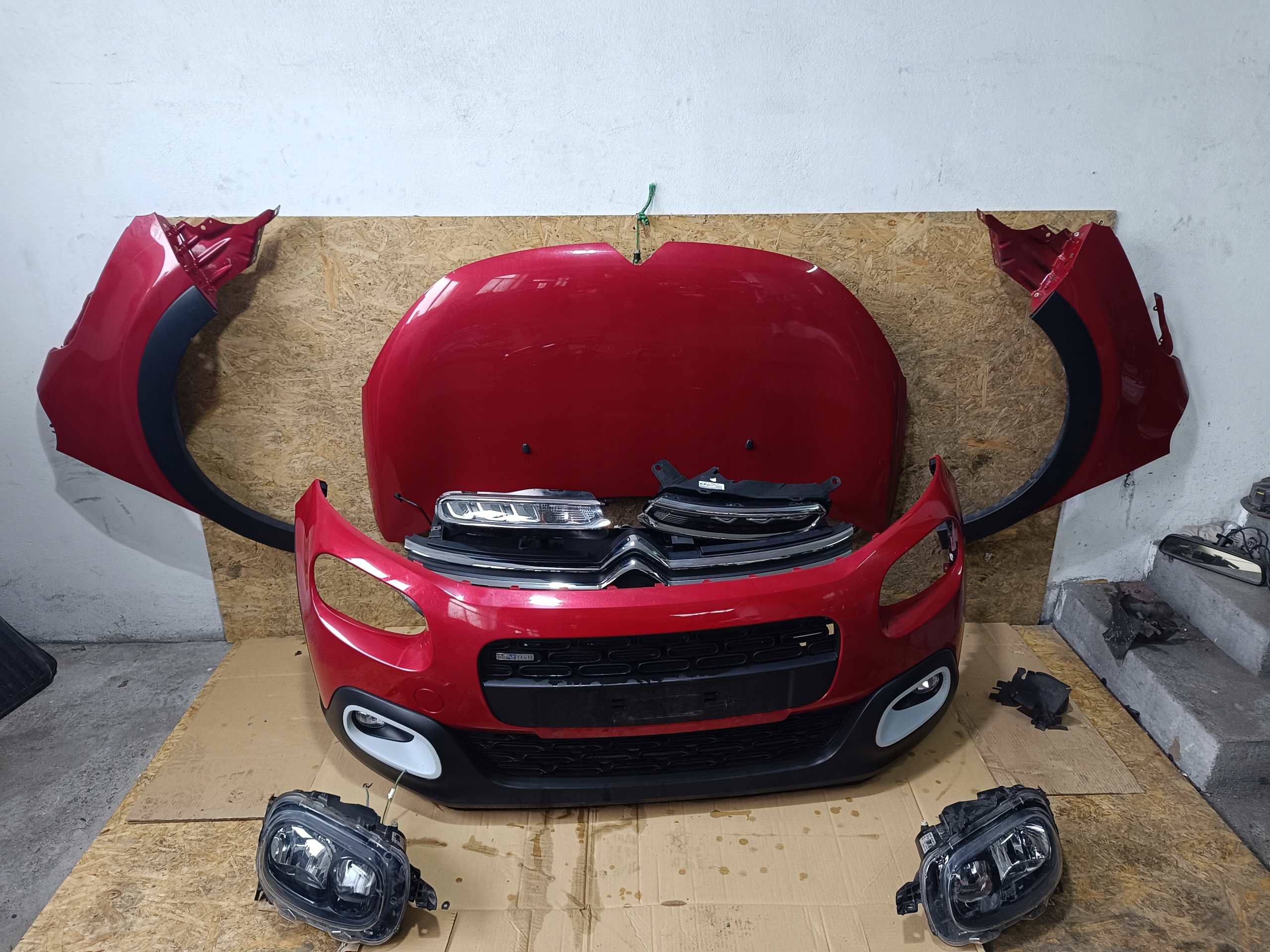 KOMPLETNY PRZÓD MASKA ZDERZAK LAMPY CITROEN C3 III