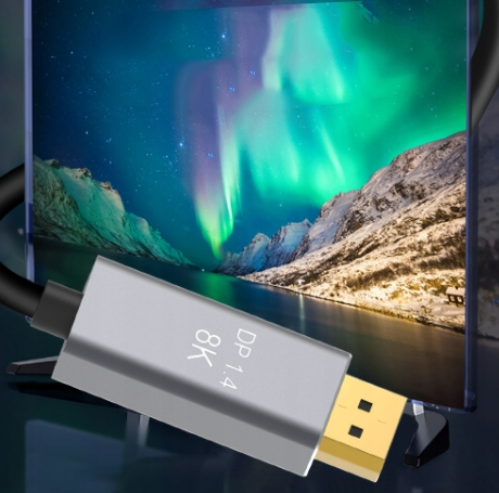 KABEL USB-C DisplayPort 8K 5K 4K Mac MACBOOK 240Hz Długość kabla 1.8 m