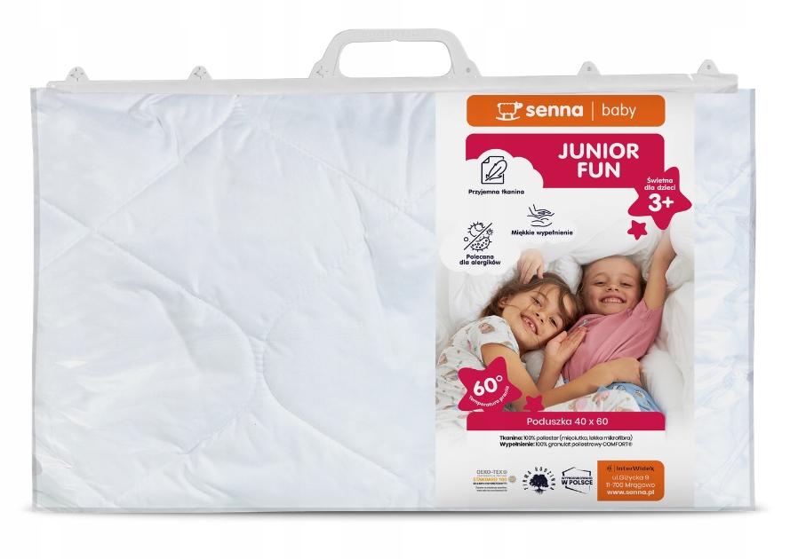 

Poduszka Junior Fun dla dziecka 40x60 Inter-widex