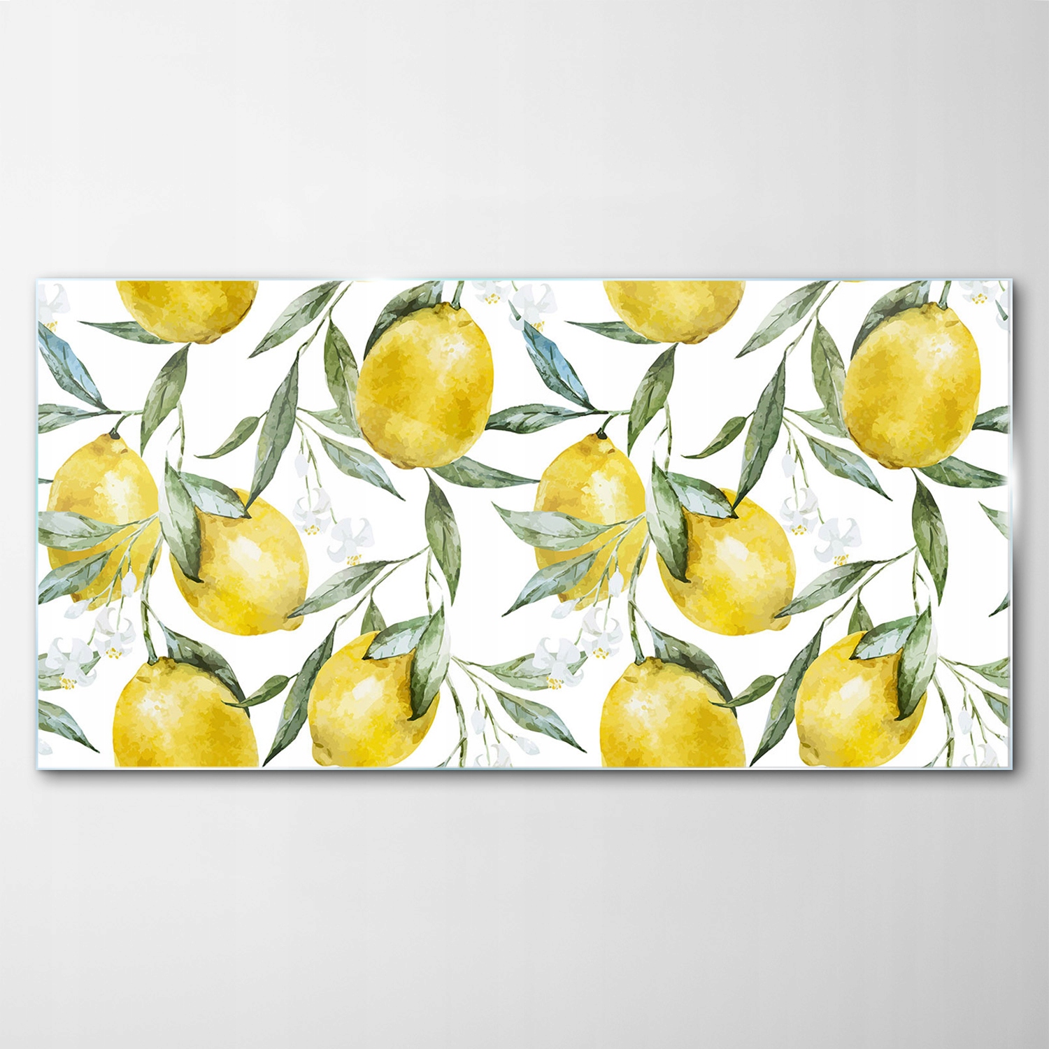 

Obraz na Szkle Dekor Cytryna Owoc Akwarele 120x60