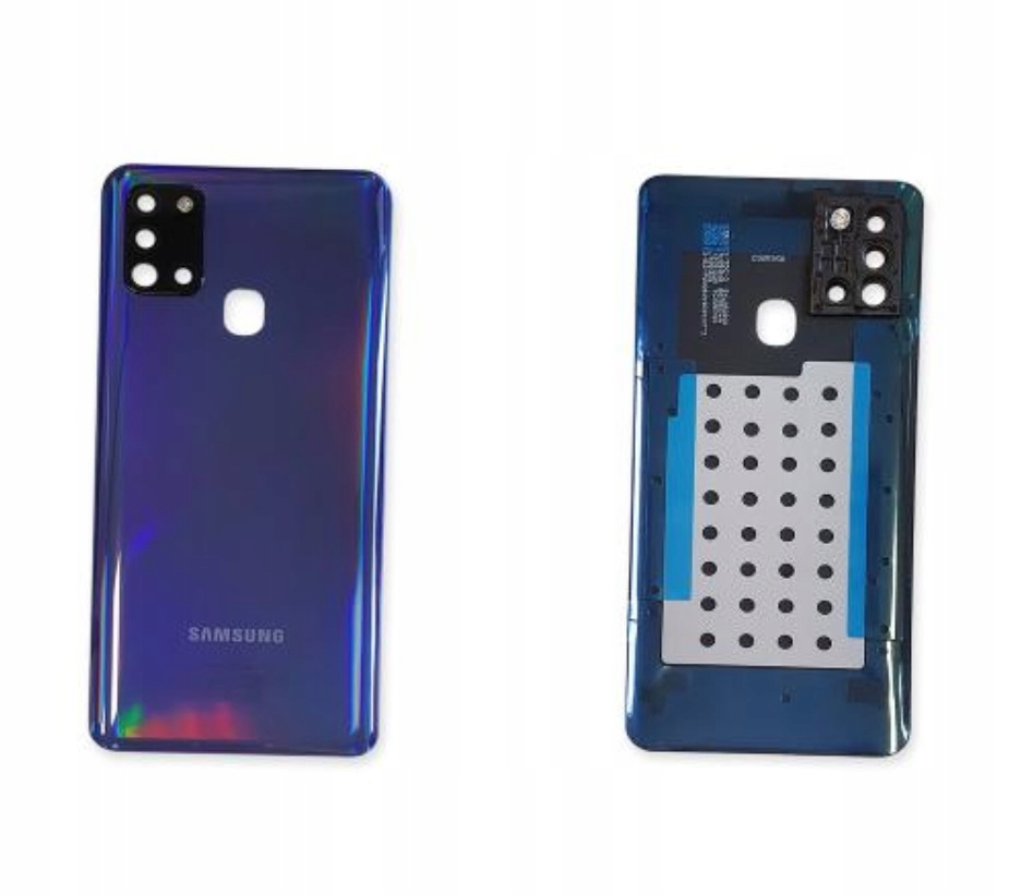 Org Originální zadní zadní kryt pro Samsung Galaxy A21s; SM-A217F modrá