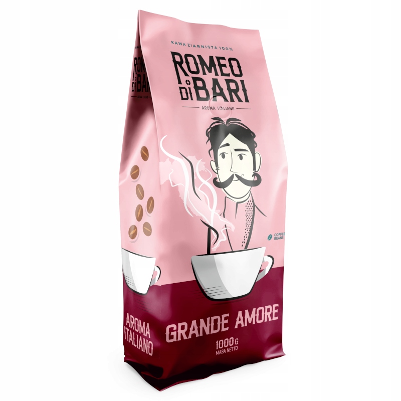 Levně Romeo Di Bari Grande Amore Káva káva čerstvě pražená 1kg
