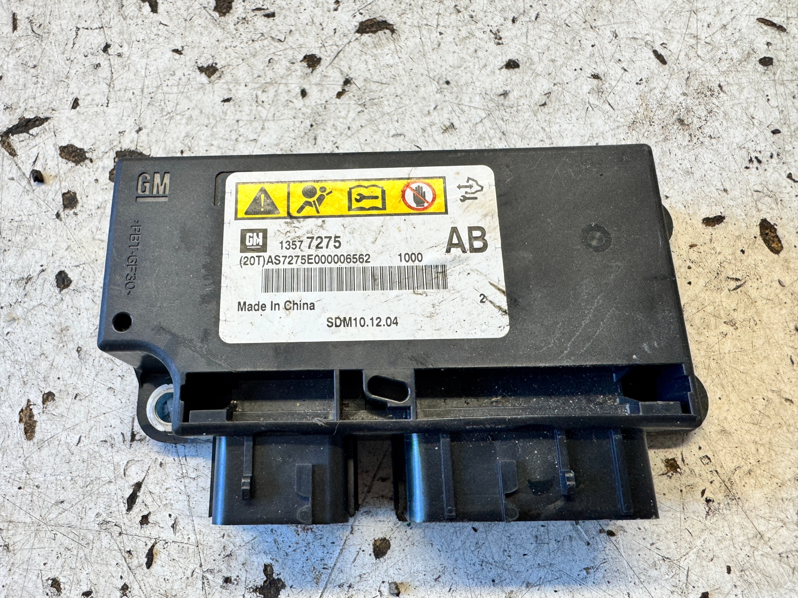 OPEL MERIVA B module SENSOR airbag 13577275 AB