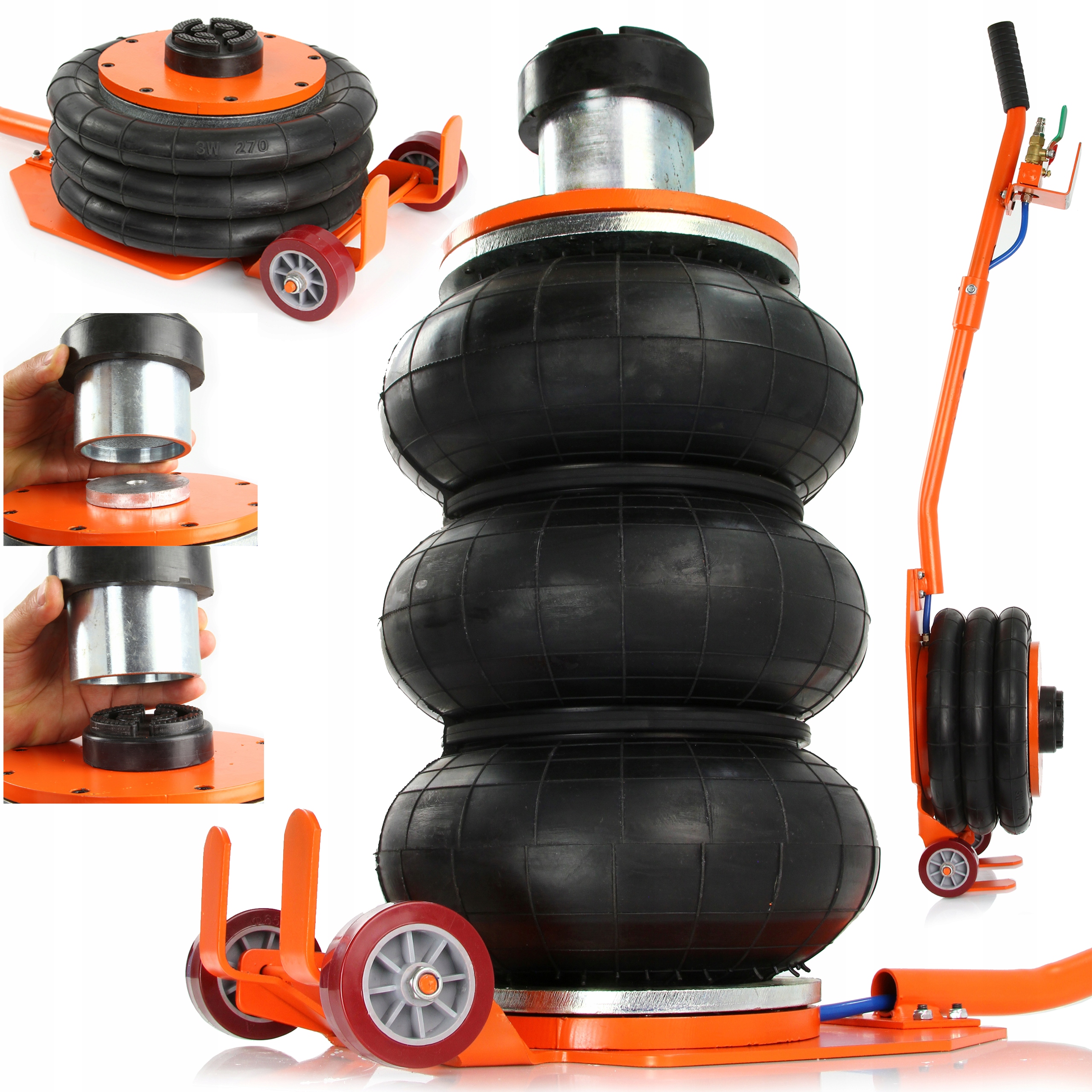 Pneumatický Vankúšový Zdvihák S Prílohou 3,5T Bjc