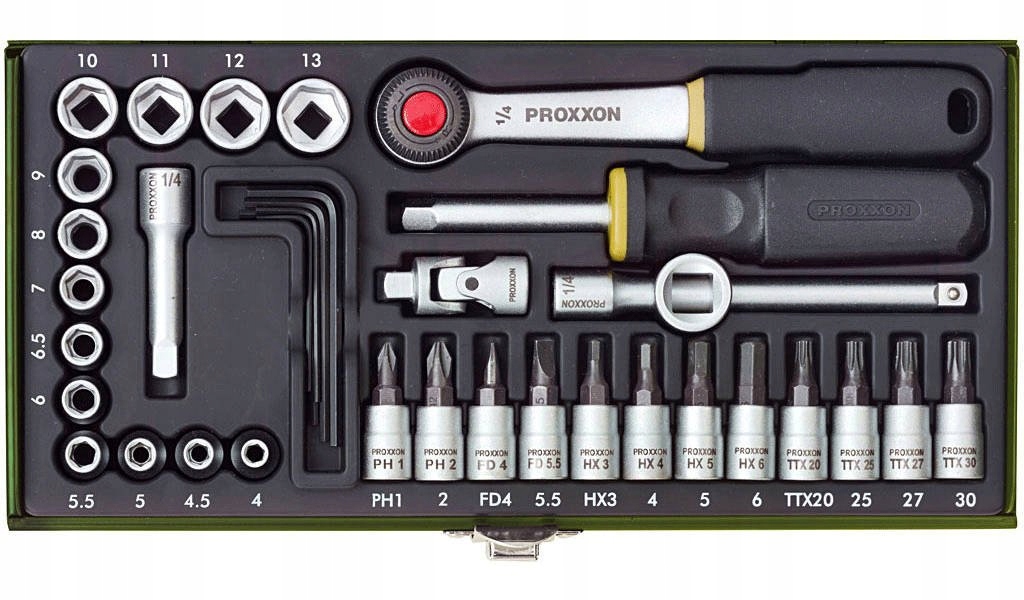 Sada Pre Mechanikov 36 Dielov Proxxon