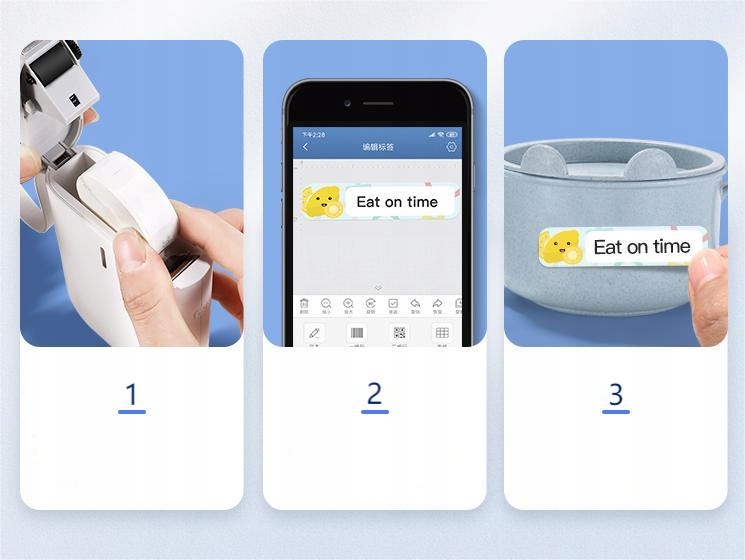 NIIMBOT D11 Drukarka Termiczna NAKLEJKI Etykiet PL Producent Niimbot
