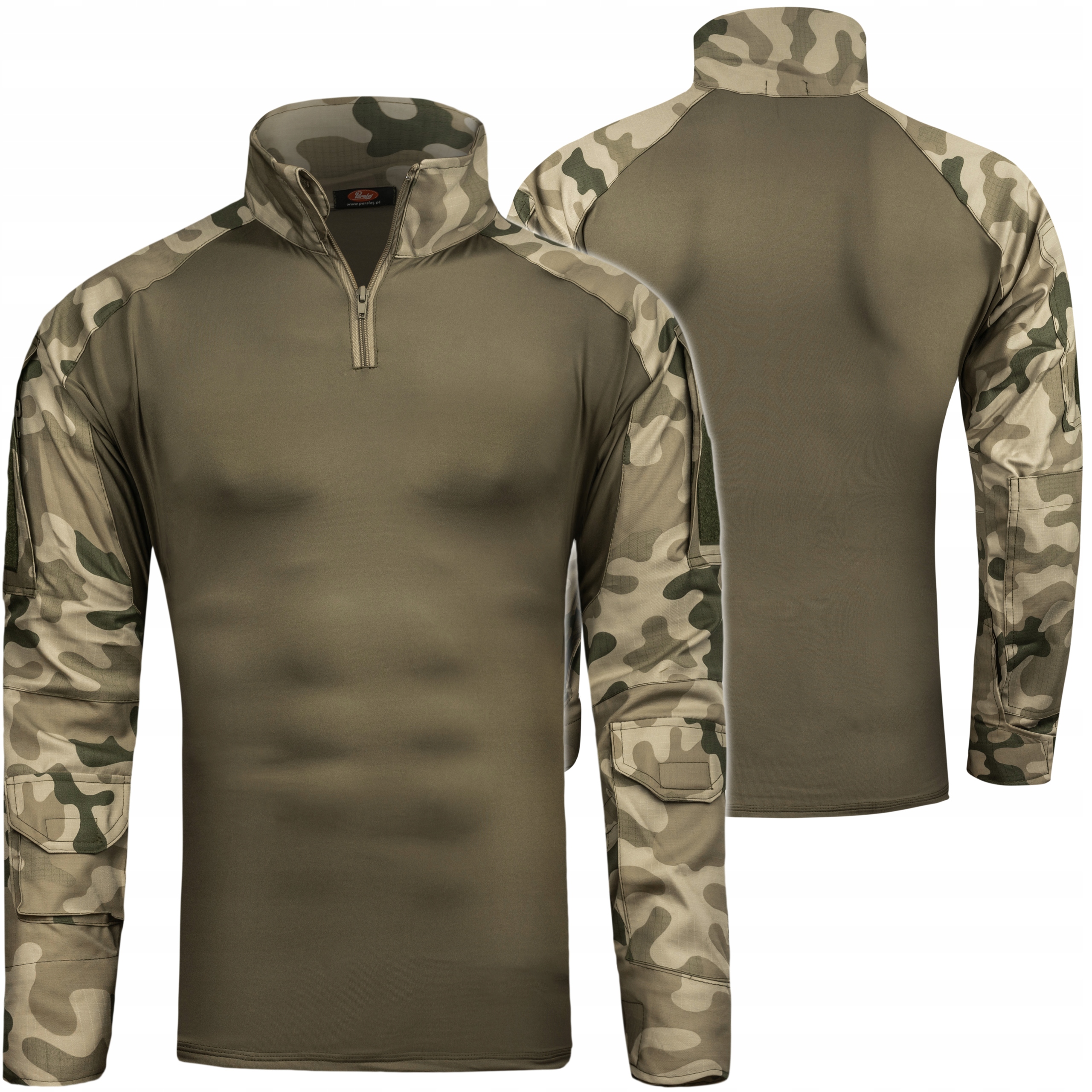 #5 Combat shirt Bluza Taktyczna Termoaktywna Szybkoschnąca Pustynny 3XL