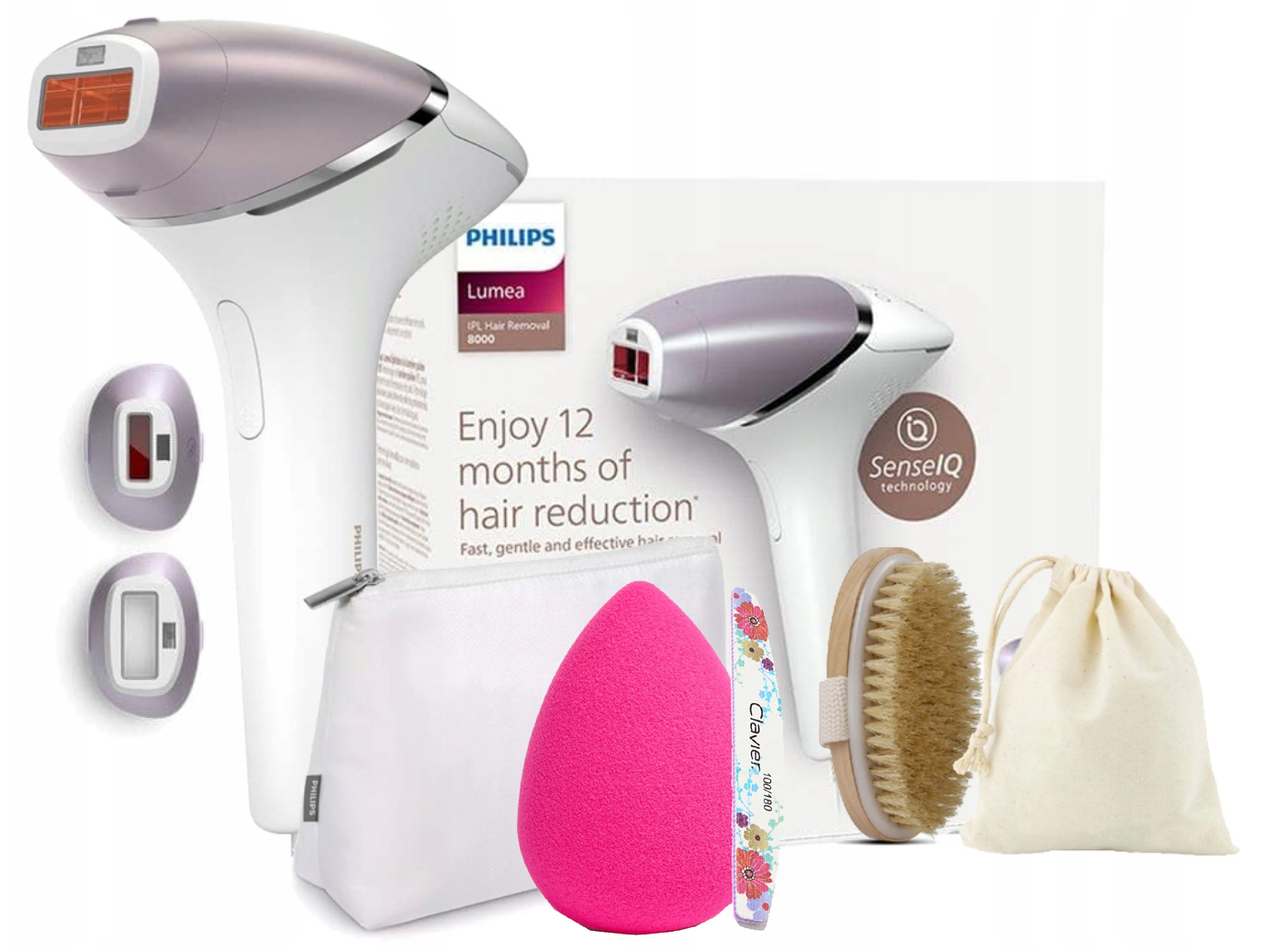 Set Depilátor Ipl Philips Lumea 8000 BRI944 Kefa Na Telo