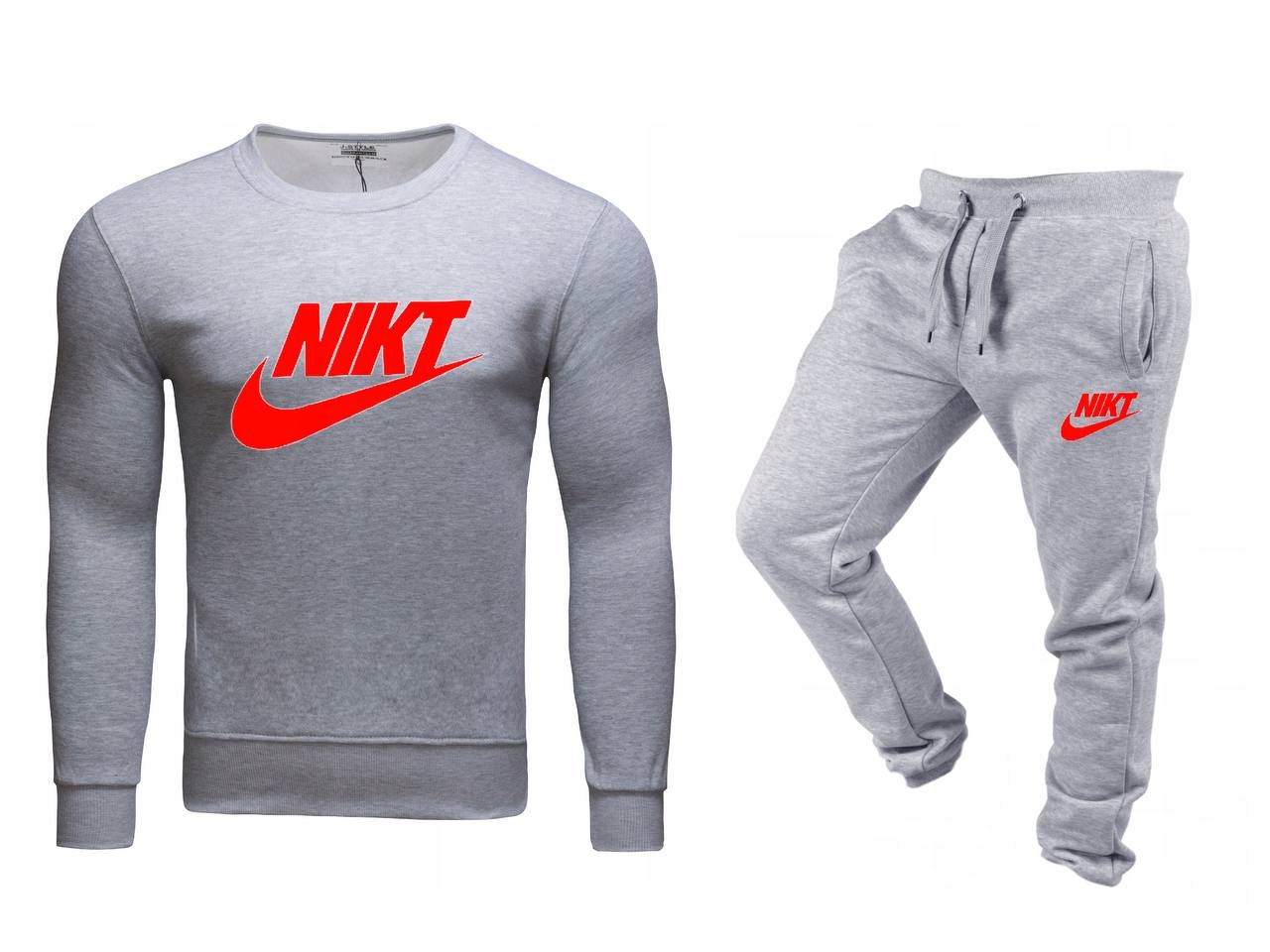 Teplákovka Tepláková Souprava Nikt šedá M