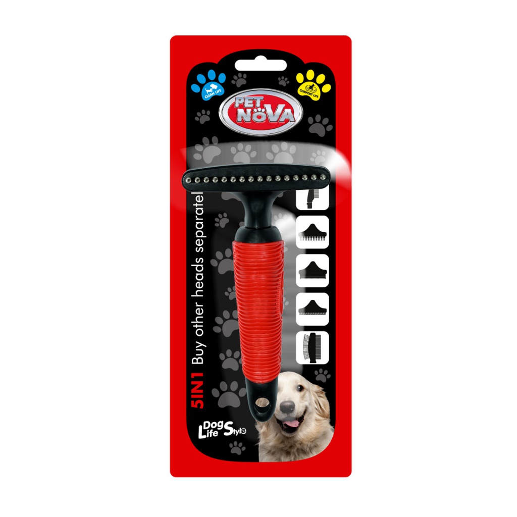 

Pet Nova Zgrzebło do pielęgnacji dla psa 5w1 M