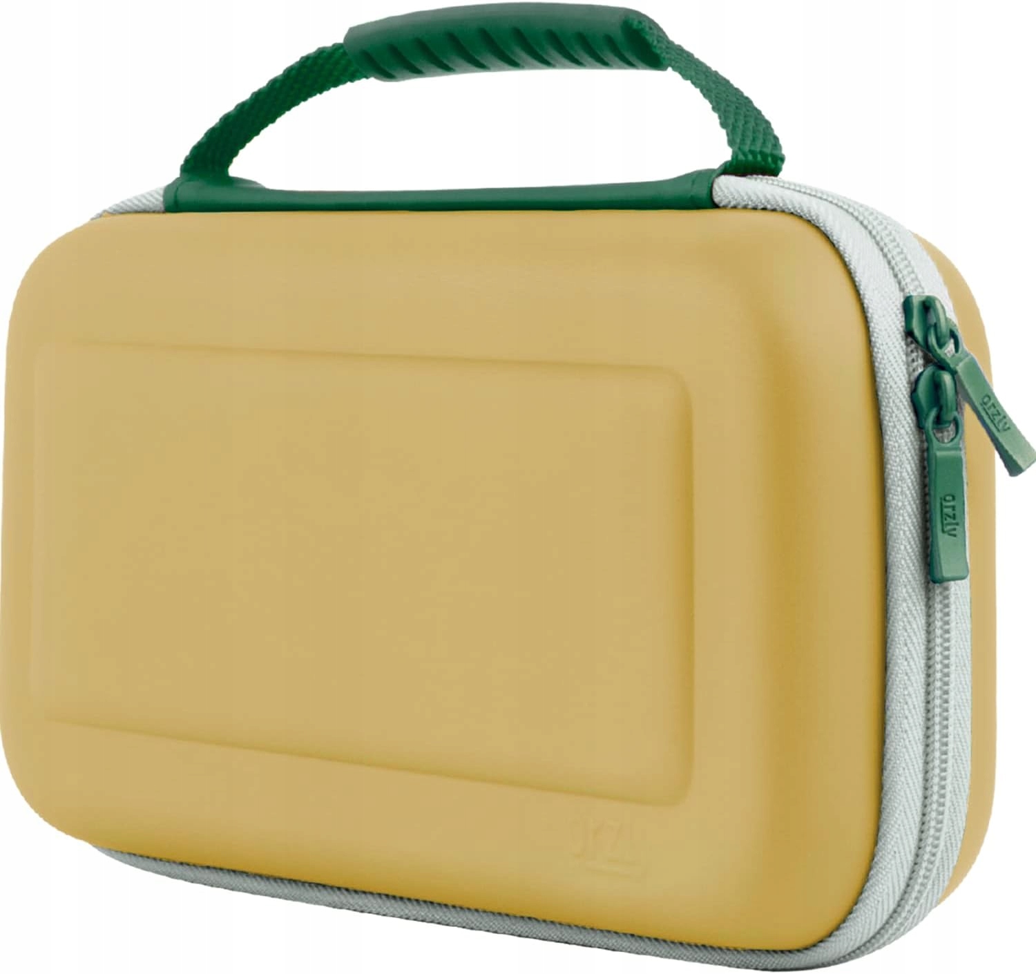 ETUI OCHRONNE DO NINTENDO SWITCH OLED TWARDY CASE EVA Z MIKROFIBRĄ ŻÓŁTY