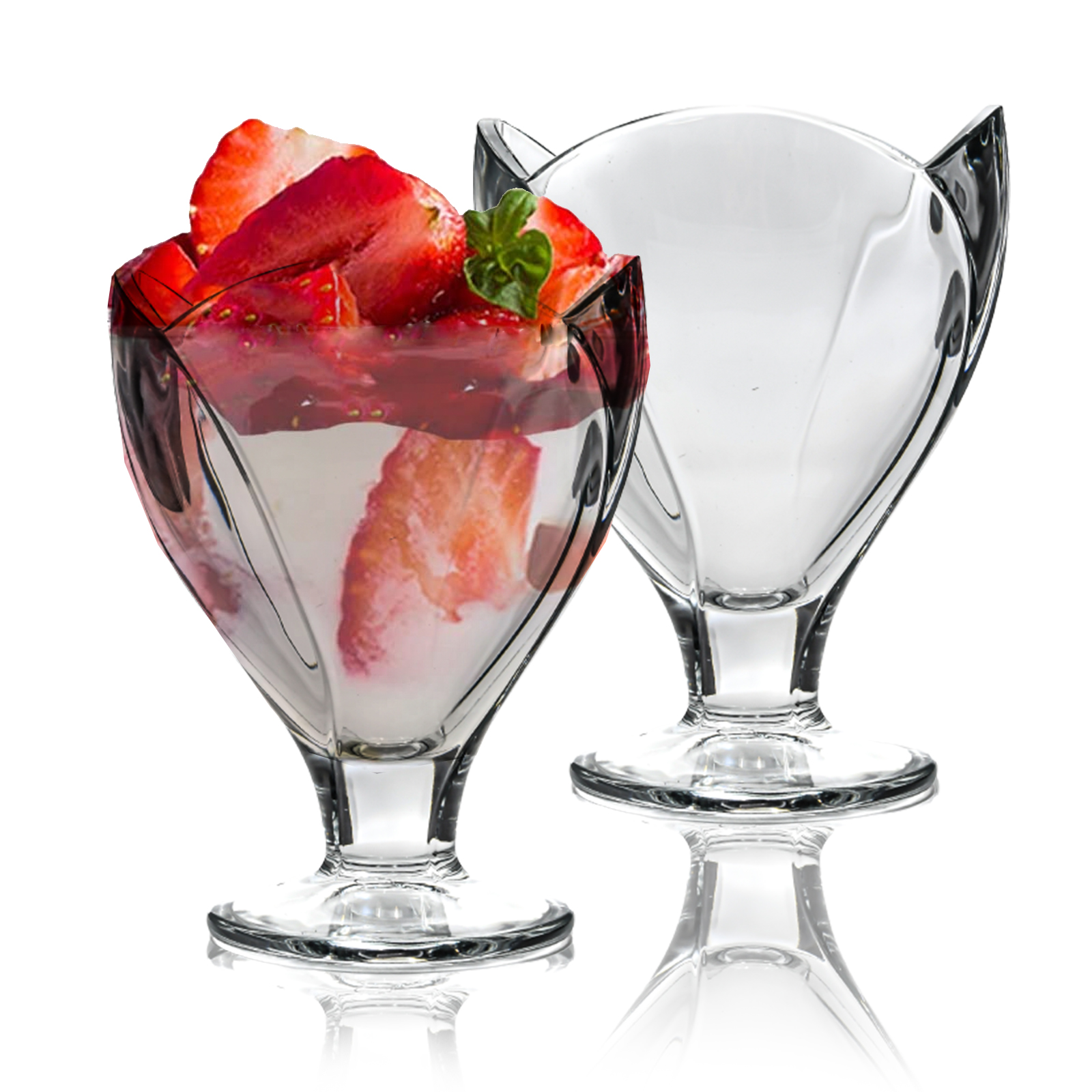

Komplet 2 pucharków do lodów Tulipan 300 ml