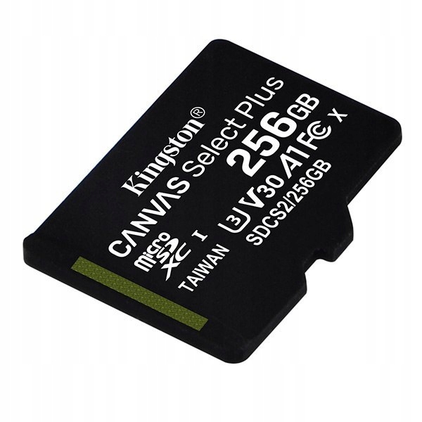 Kingston karta Canvas Select Plus, 256GB, micro SDXC, SDCS2/256GBSP, UHS-I Producent Kingston