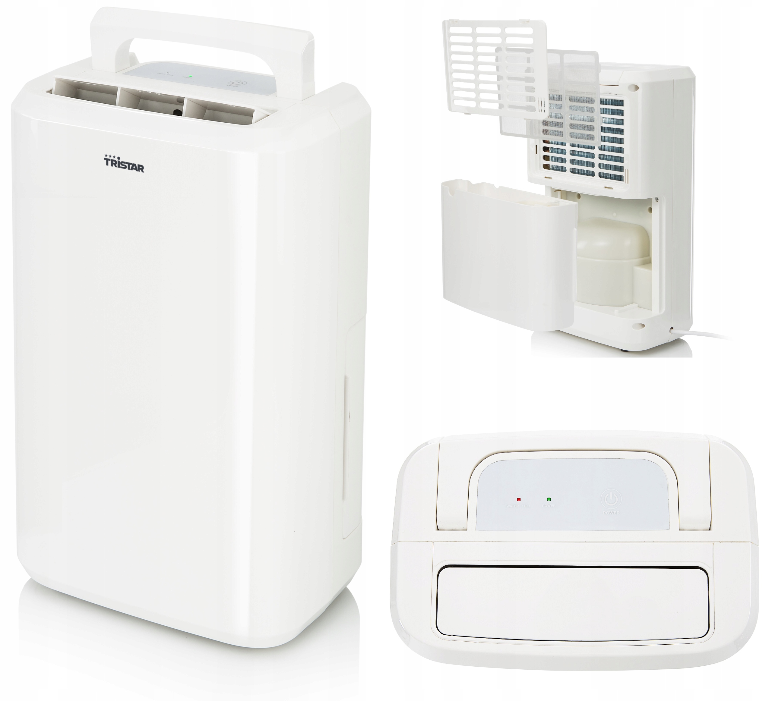 LuX Nejlepší na vlhkost Malý Mobilní Výkonný Odvlhčovač Vzduchu 10L 22m2 380W