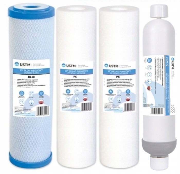 FILTR WODY KPL. WKŁADÓW USTM OSMOZA RO 5 NA WĘŻYK