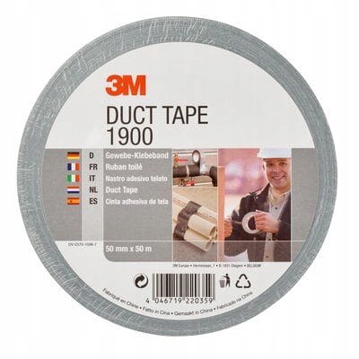 

3M Taśma typu duct 1900 srebrna 50mmx50 m