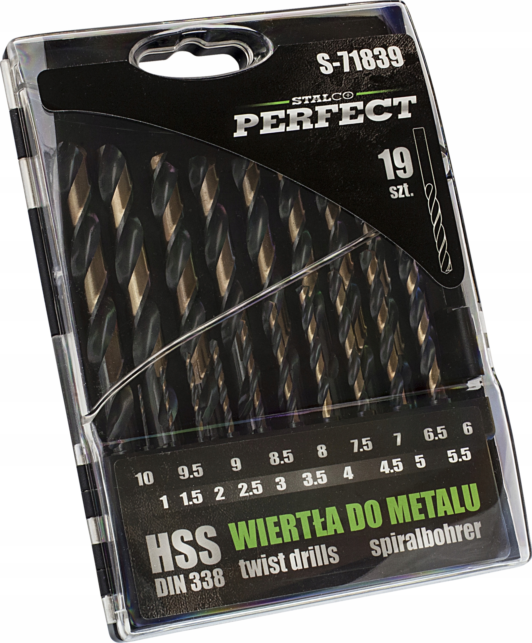 Stalco Perfect Wiertła Do Metalu Hss 19 El.