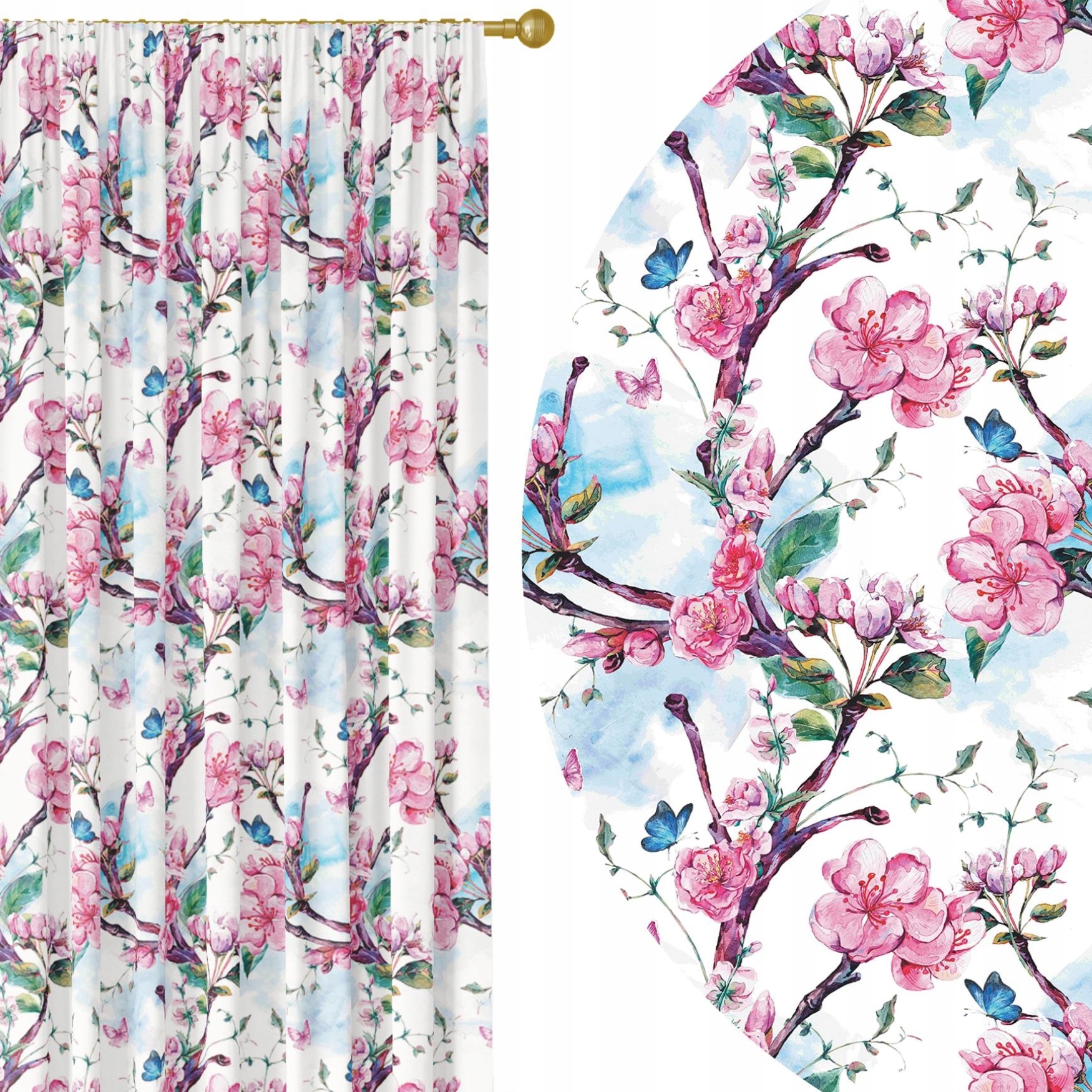 

Zasłona Gotowa 140x250 Na Taśmie Żabki