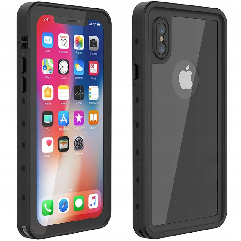 

Pancerne Etui 360° Wodoodporne IP68 do iPhone X/xs