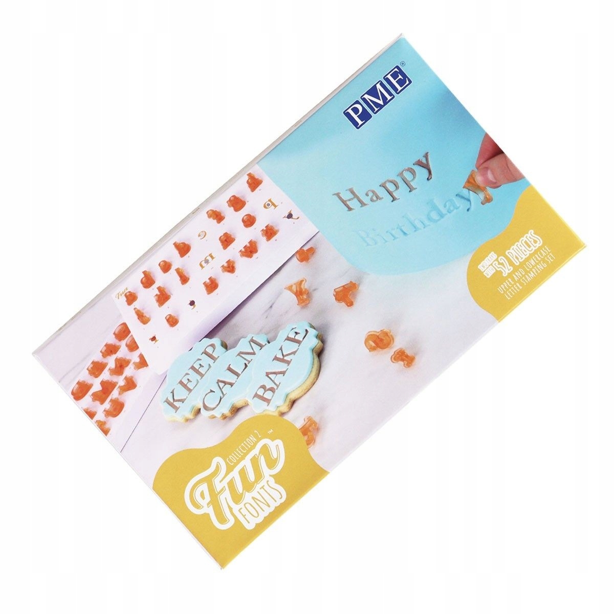 Levně Razítko abeceda písmena Fun Fonts Pme, 52 ks