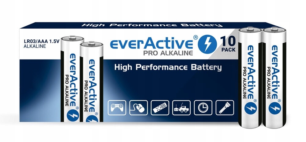 BATERIE ALKAICZNE everActive LR3 AAA KARTONIK 10x