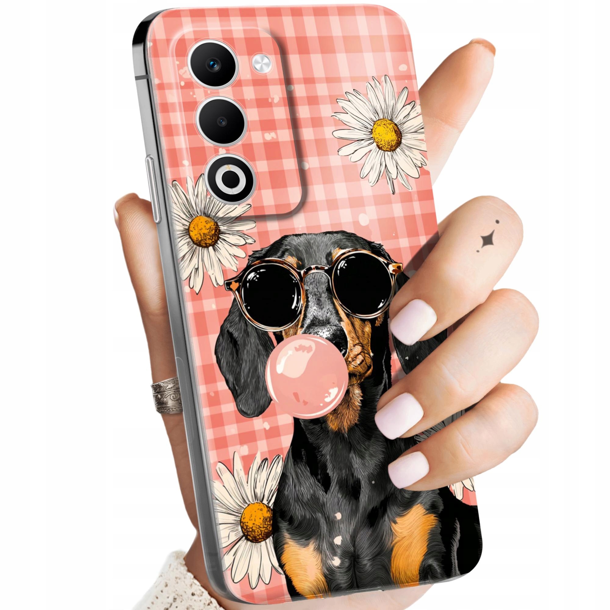 Etui Do Oppo A5 5G Jamniki Psy Jamnik Red Merle Obudowa Pokrowiec