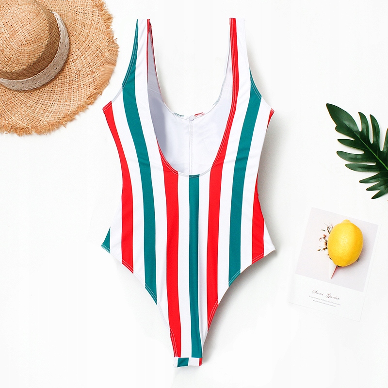 STRÓJ KOSTIUM KĄPIELOWY MONOKINI PASKI ZAMEK - XL Marka Papilio