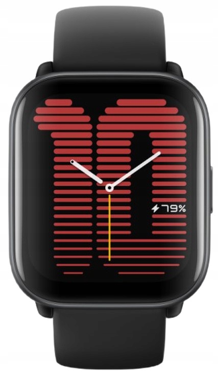 Smartwatch Amazfit Active GPS 36 mm AMOLED 10 ATM Midnight Black Rodzaj smartwatch