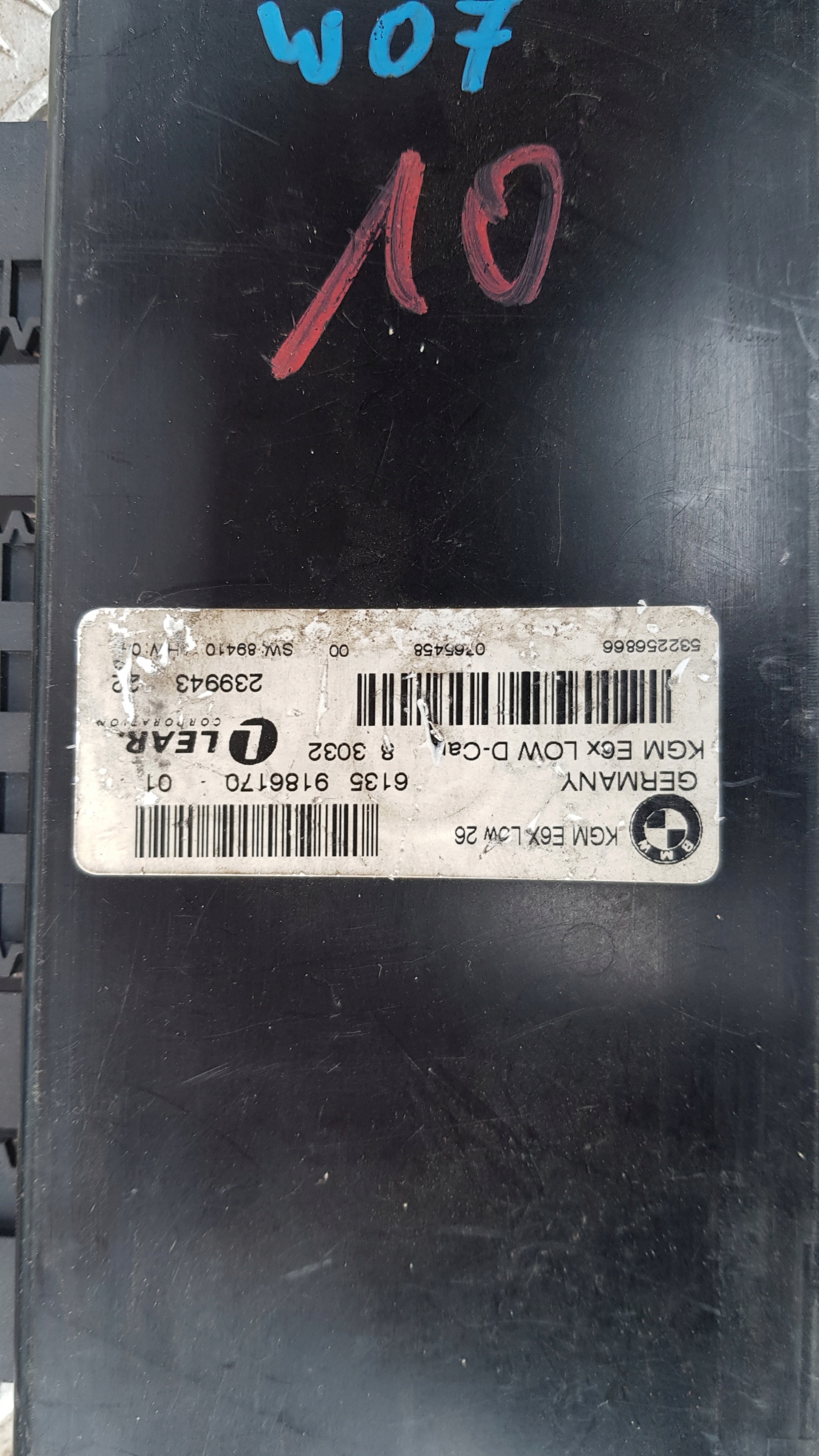 BMW E60 Centralina comfort GATEWAY 9186170